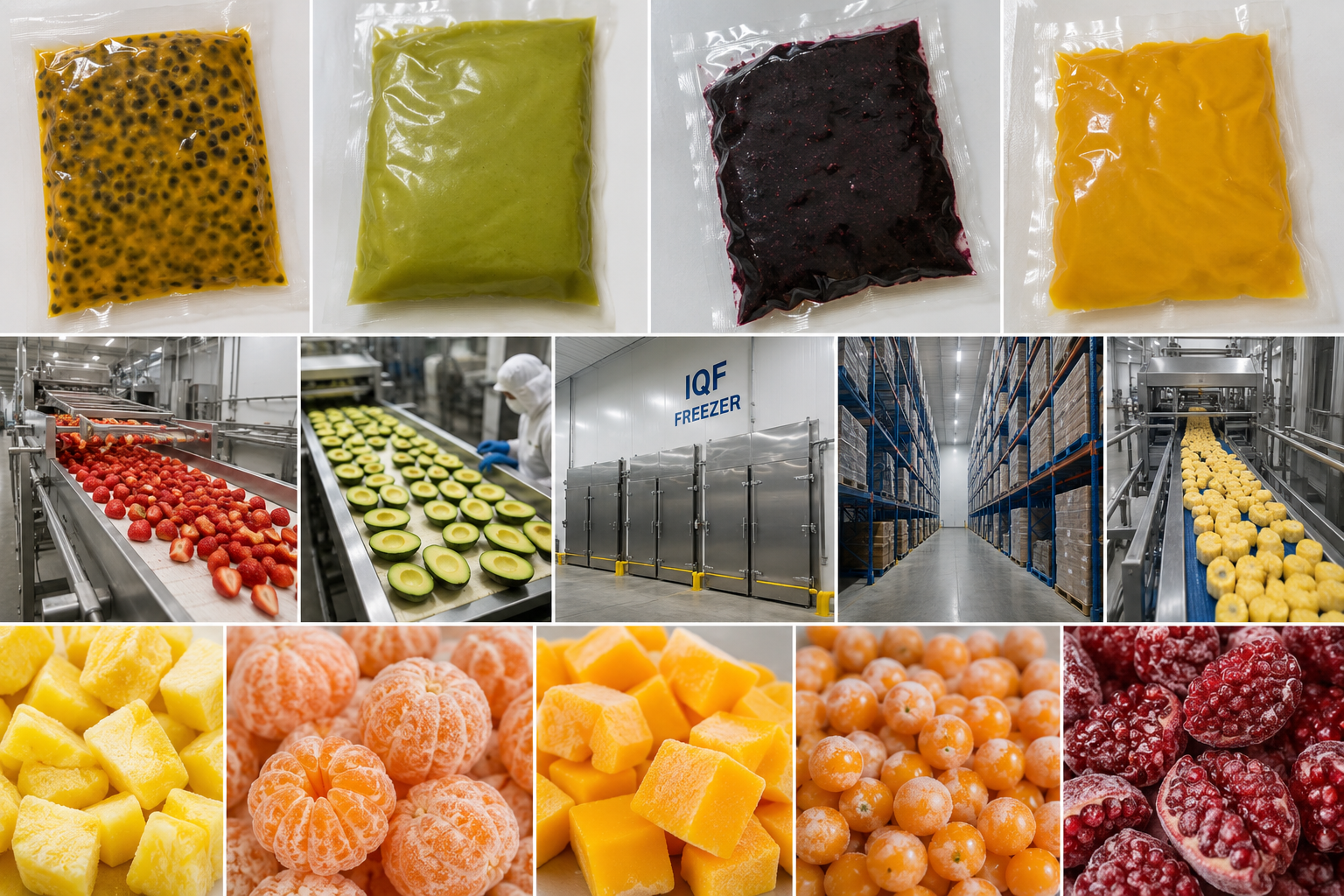 Exportador de frutas y verduras congeladas de origen peruano